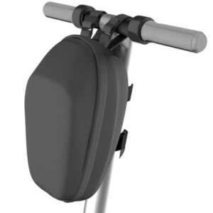 segway ninebot bag shown fixed to a scooter with white background