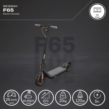 segway ninebot f65 kickscooter image with it's specifications