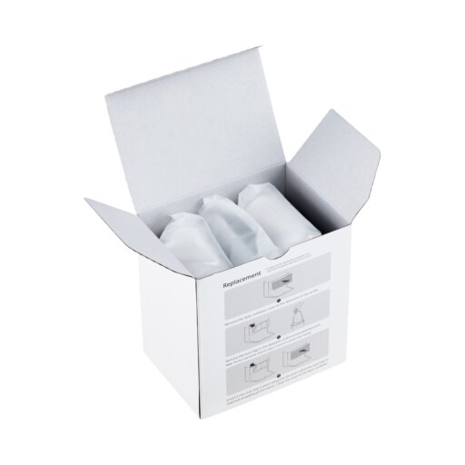 Roborock Robotic Vacuum Cleaner Parts-Disposable Dust bag-English-MOQ20-White-3pcs - 8.02.0238 - Image 2
