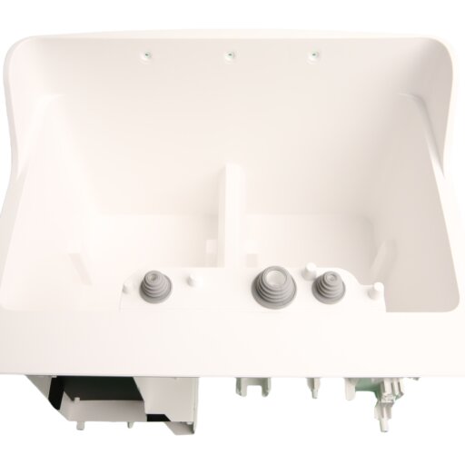 Vivian M-Base Station - Water Bucket Compartment Main Body Assembly White - Water Tank Version-Global - Roborock Q Revo Series - 9.01.3656